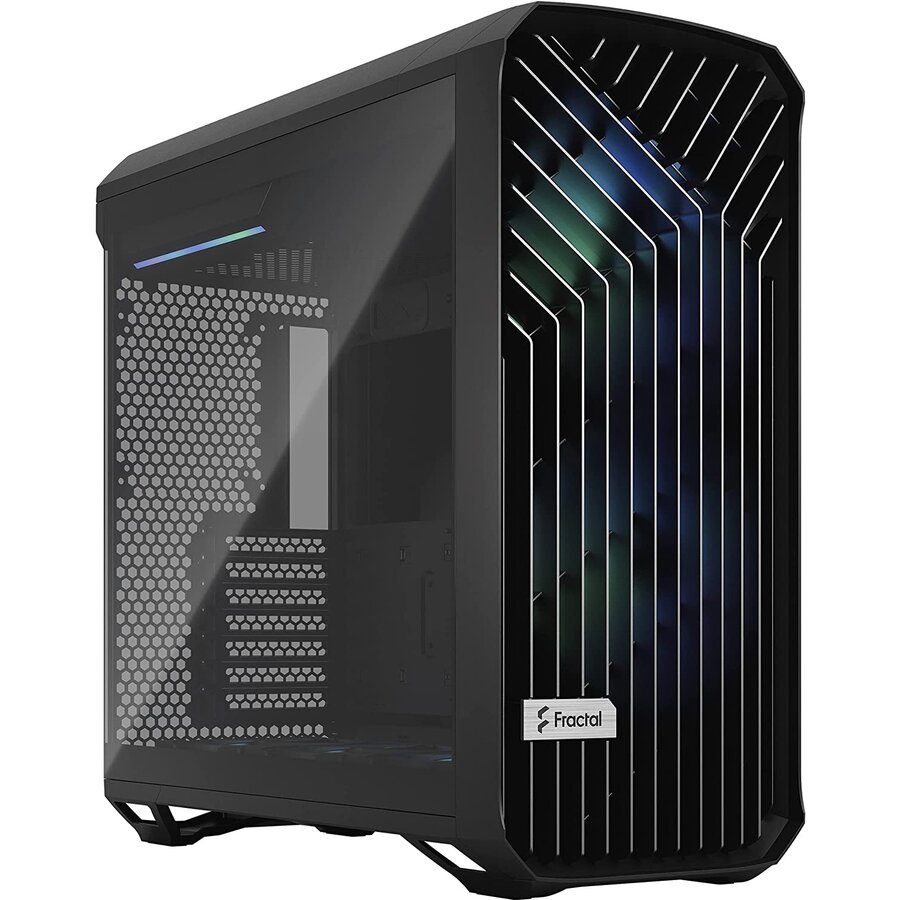 Carcasa Design Torrent Black RGB TG Light T.