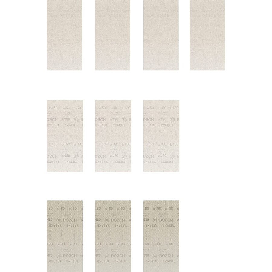 Set Foi Abrazive Expert M480 115 x 230mm K80 / 120 / 180 10x Bucati