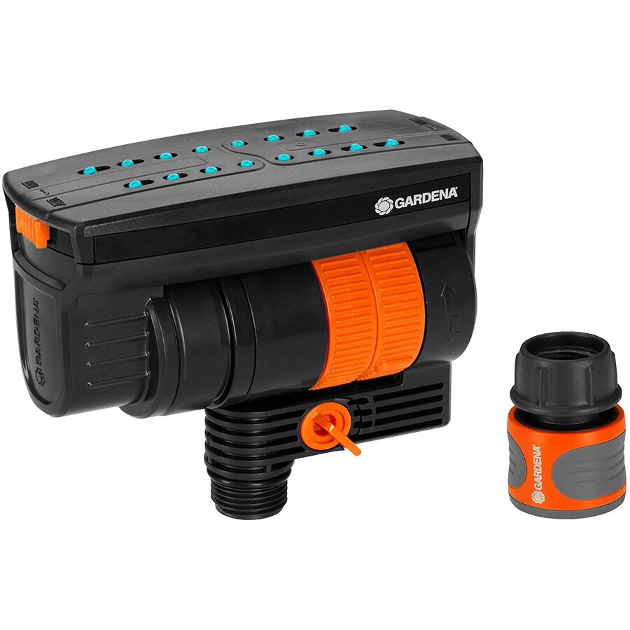 Pipeline Square Sprinkler (black/orange)