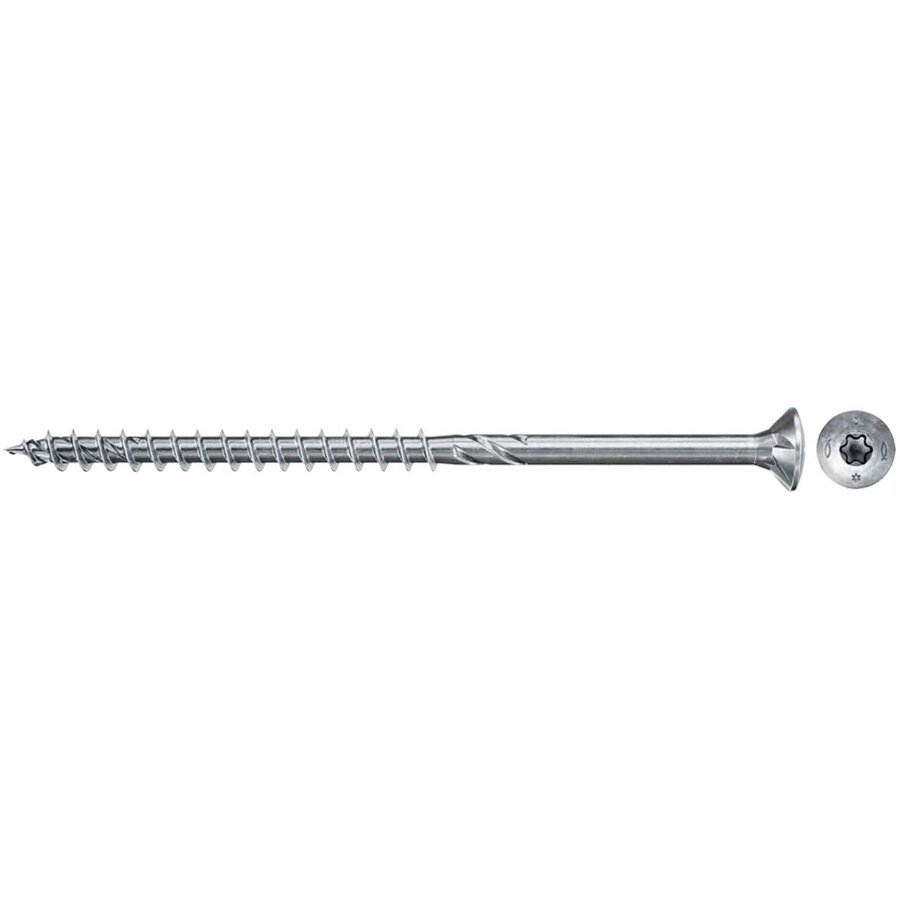 chipboard screw Power-Fast II 6.0x300 countersunk (50 pieces, partial thread, galvanized)