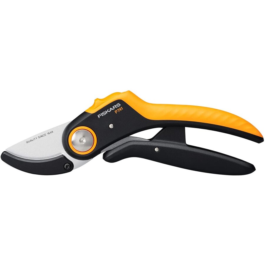 PowerLever Plus anvil secateurs P741 (black/orange)