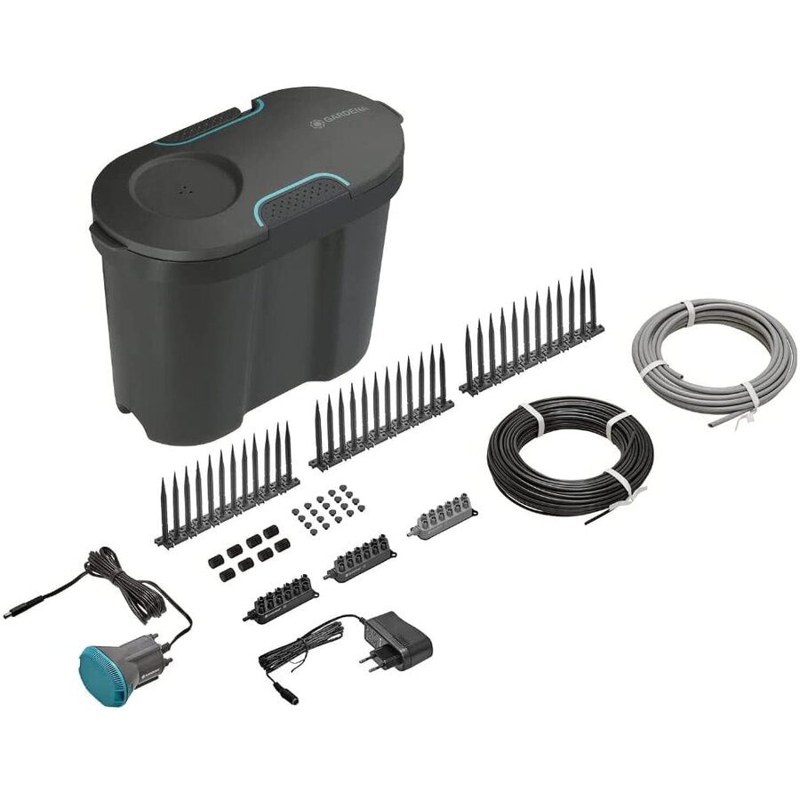 Holiday Irrigation Set, Irrigation Control (grey, With 10.5 Liter Storage Tank)