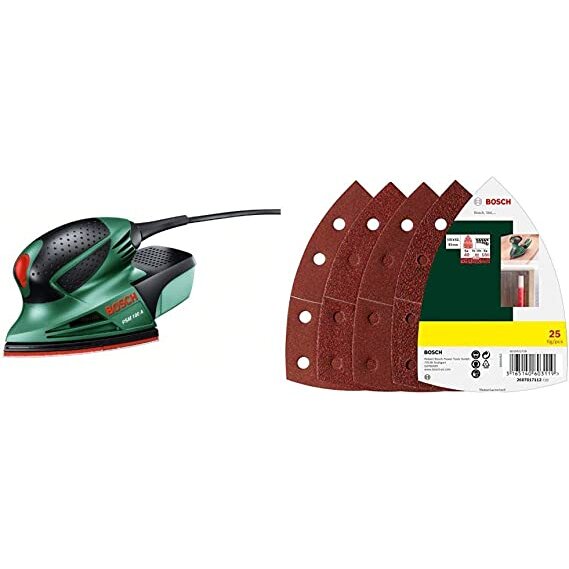 Bosch Multi-sander PSM 100 A (green/black, 100 watts)