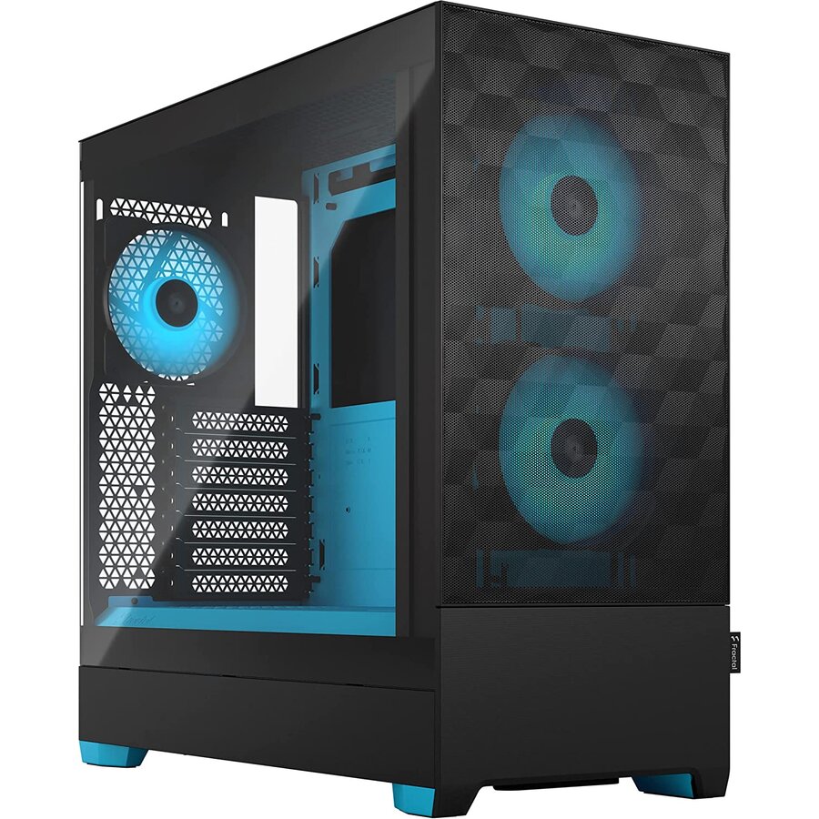 Carcasa Pop Air RGB cyan Core TG Clear Tint, Tower Case (black/light blue)