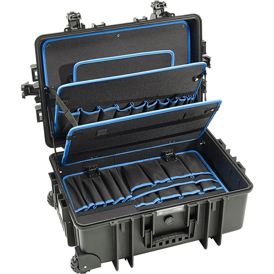 B&W International Tool case JUMBO 6700 117.19/PG (with gas pressure springs), black