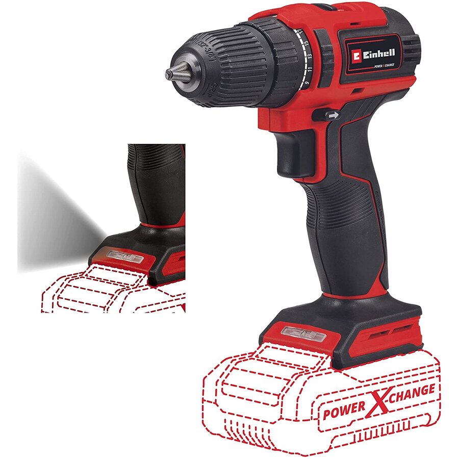 Cordless Drill Te-cd 18/40 Li Bl - S (red/black, Without Battery And Charger)