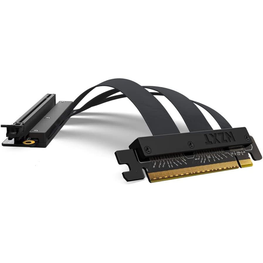 Riser Cable PCIe 4.0 x16, extension cable (black, 20cm)