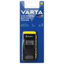 Digital Battery Tester AA / AAA / C / D / E, Measuring Device (black)