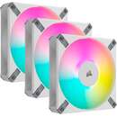 iCUE AF120 RGB ELITE 120 mm PWM, case fan (white, 3-pack, incl. controller)