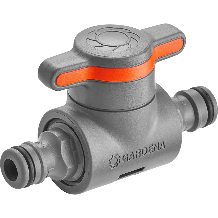 Coupling with Control Valve (grey/orange)