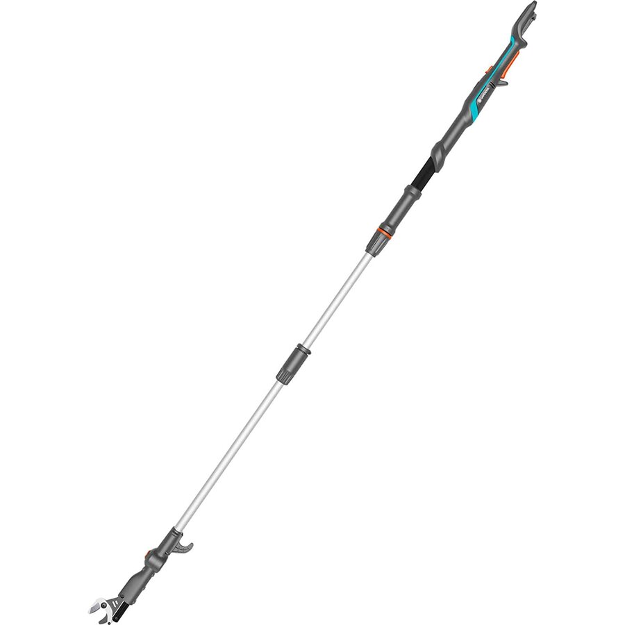 Cordless Telescopic Pruning Shears HighCut 250/18V P4A solo, 18V (dark grey/turquoise, without battery and charger, POWER FOR ALL ALLIANCE)