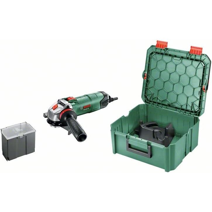 Bosch Angle Grinder Pws 850-125 + Systembox (green/black, 850 Watts)