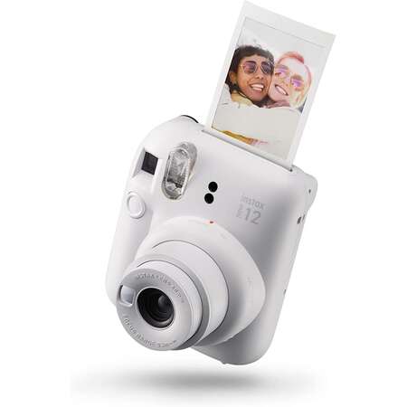 Aparat Foto Instant Fujifilm Instax Mini 12 Clay White ITGalaxy.ro