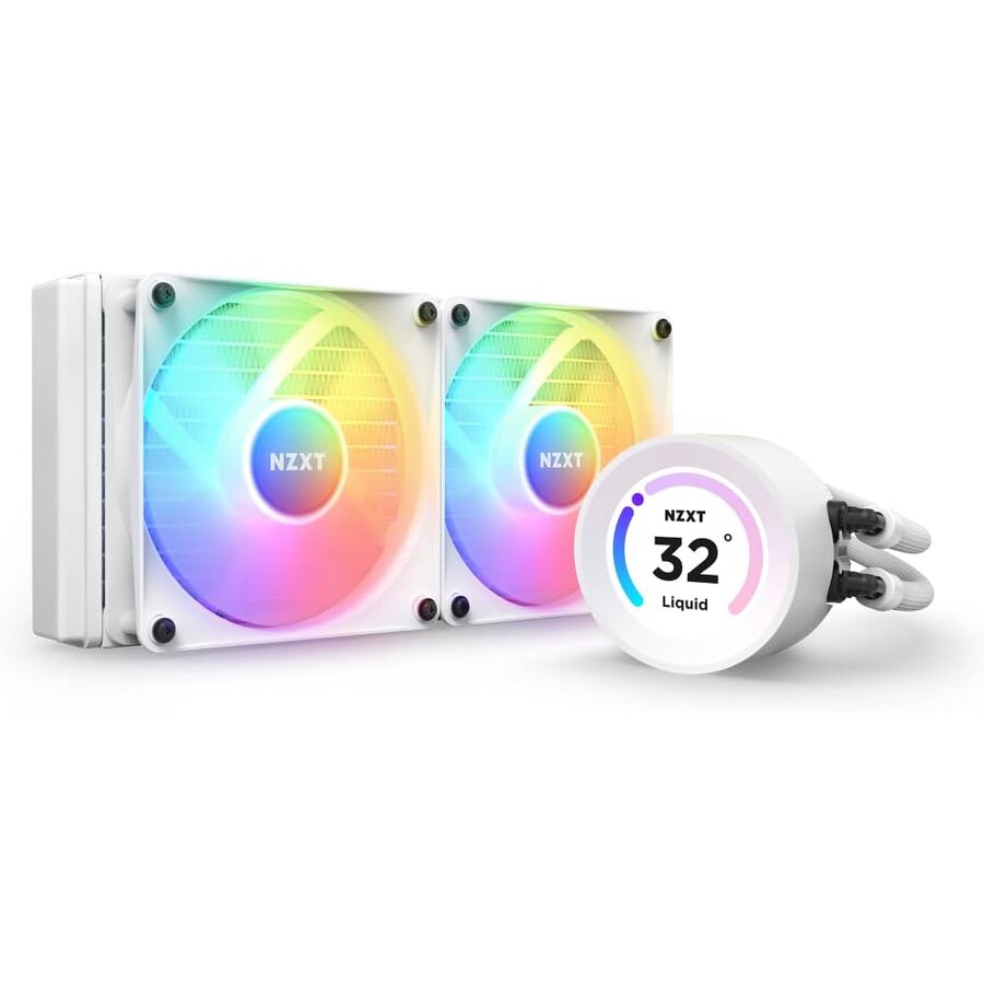 Kraken Elite 240 RGB 240mm, water cooling (white)