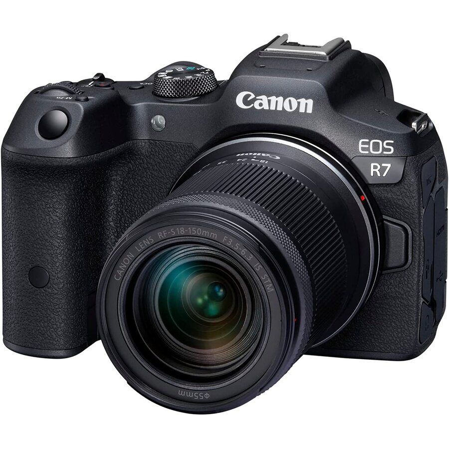Aparat foto EOS-R7 Kit (18-150mm IS STM), digital camera (black, incl.  RF-S 18-150mm F3.5-6.3 IS STM)