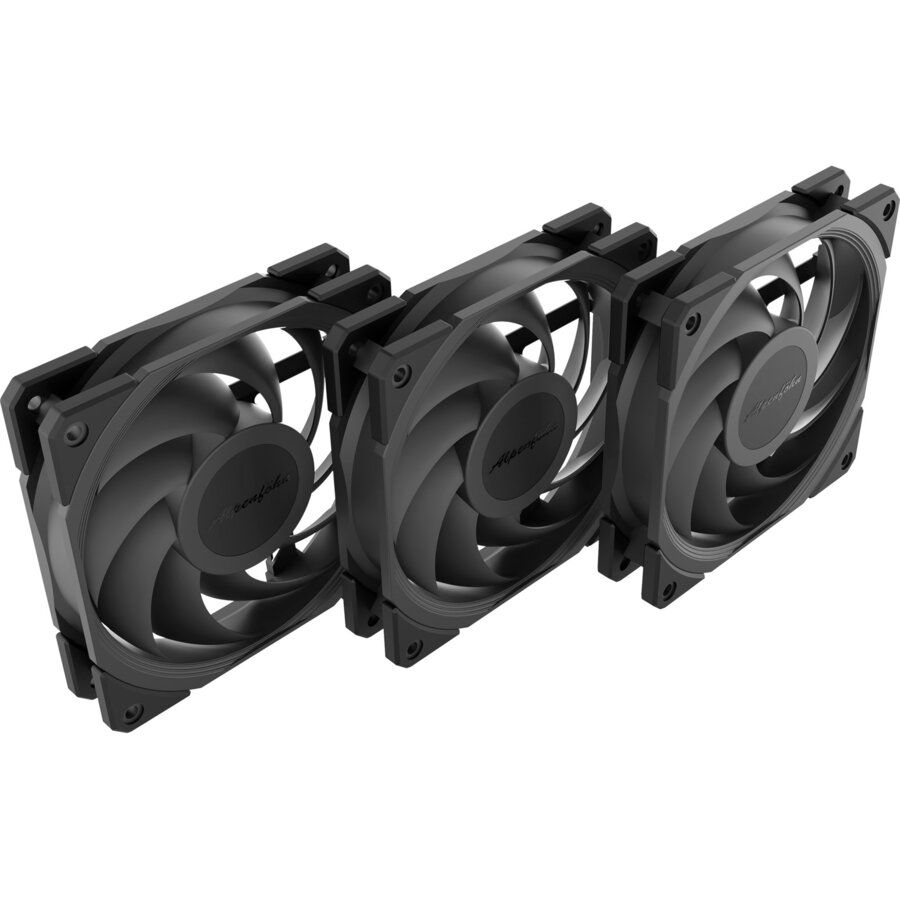 JetStream, case fan (black, pack of 3)