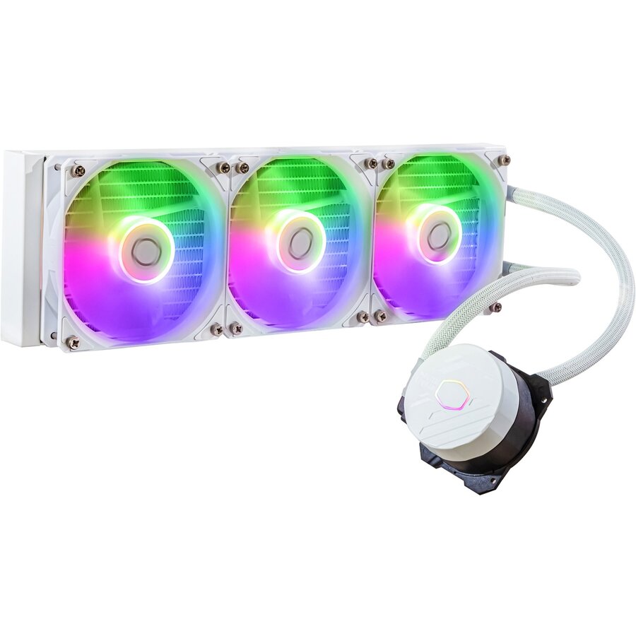 Cooler Master MasterLiquid 360L Core ARGB WHITE 360mm, water cooling (white)