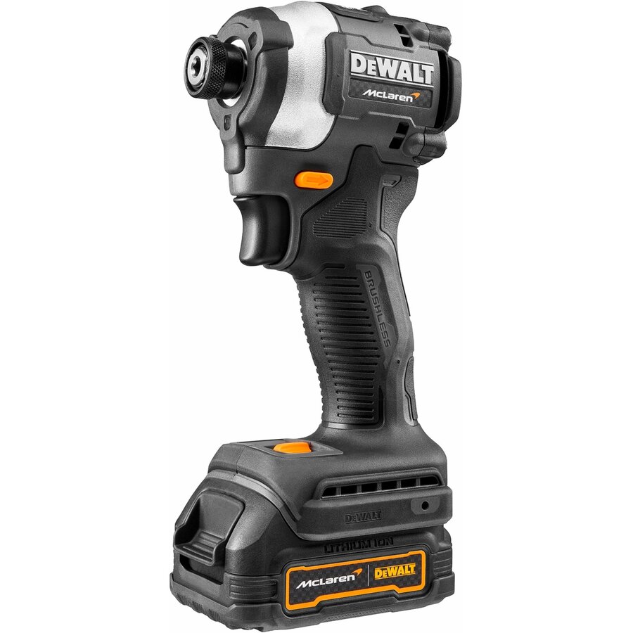 cordless impact wrench DCF85ME2GT, 18V, 1/4, in McLaren design (grey/black, 2x POWERSTACK Li-Ion bat