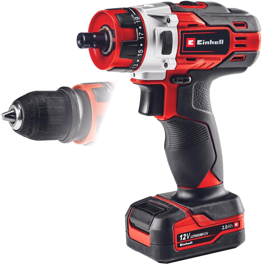 Masina de gaurit Cordless Drill TE-CD 12/1 X-Li 12V (red/black Li-Ion battery 2Ah)