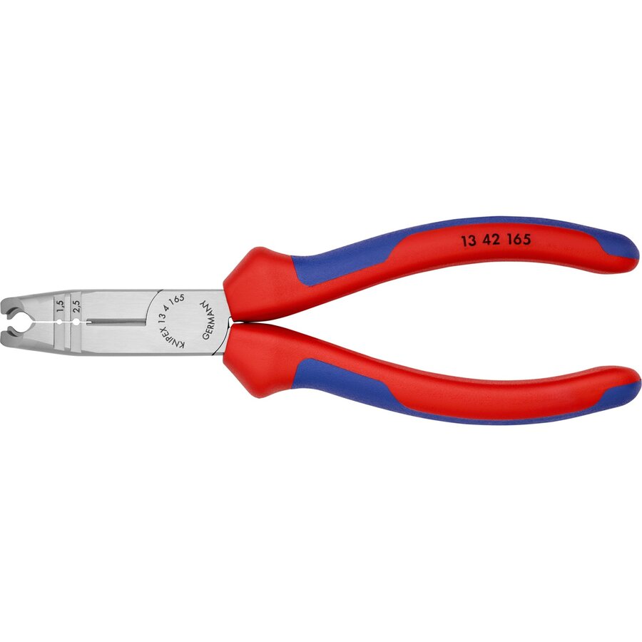 Stripping Pliers 13 42 165, Stripping Pliers (red/blue, Length 165mm)