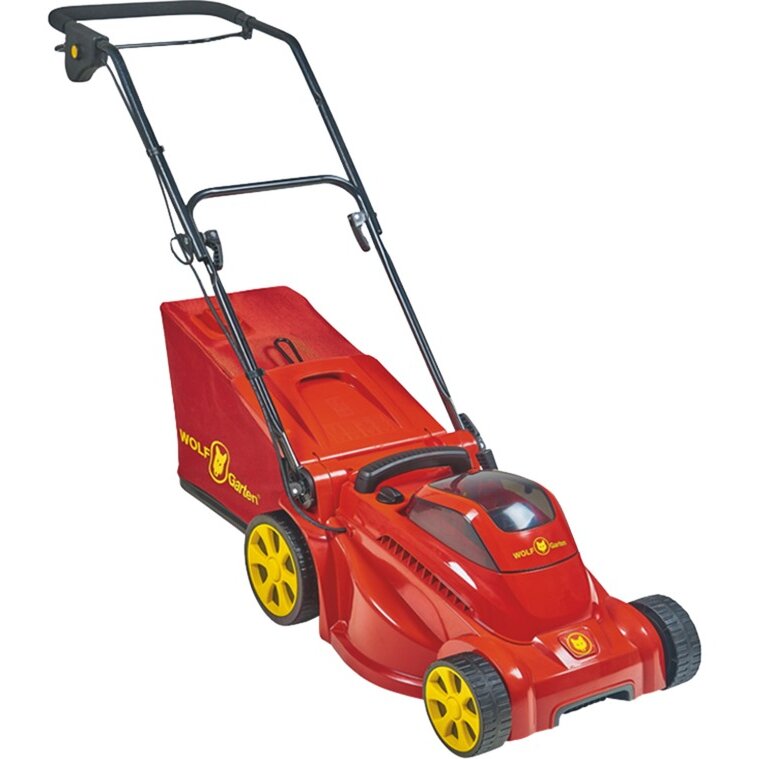 cordless lawnmower LYCOS 40/400 M (red, Li-ion battery 5.0Ah)