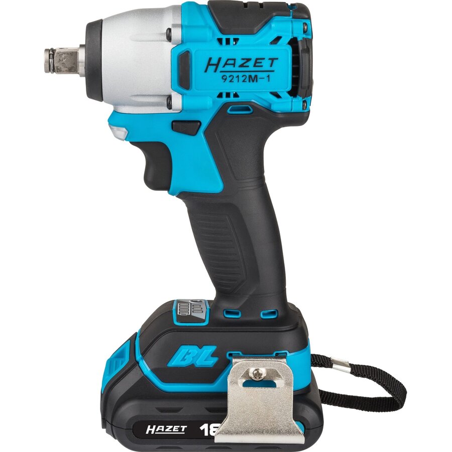 Mini Cordless Impact Wrench Set 9212M-1, 18Volt (blue/black, Li-ion battery 2Ah)