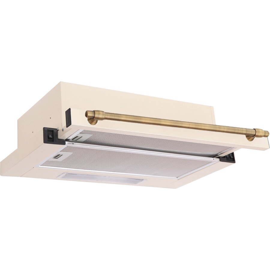 Hota incorporabila Lean Retro 60cm 2 motoare Beige