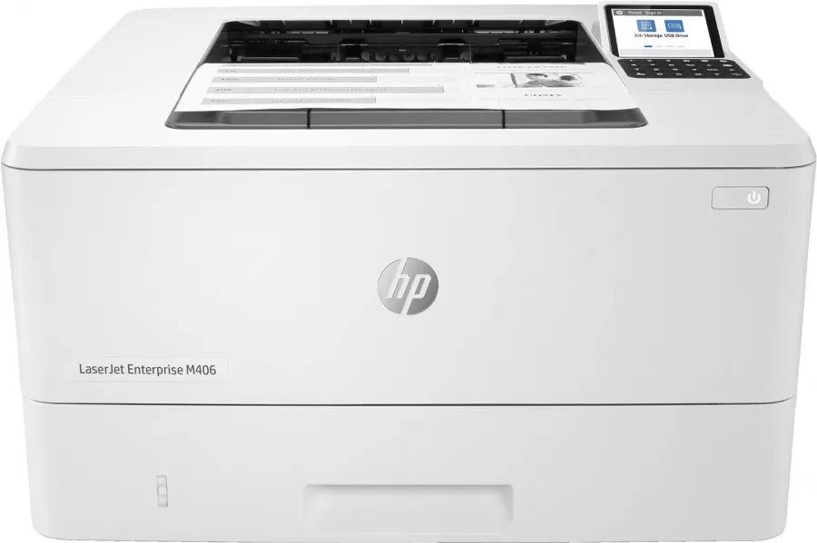 Imprimanta Laser Monocrom HP 3PZ15A M406DN LaserJet Enterprise A4 Gri