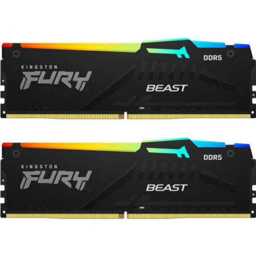 Memorie Fury Beast RGB 32GB (2x16GB) DDR5 6400MHz Kit Dual Channel