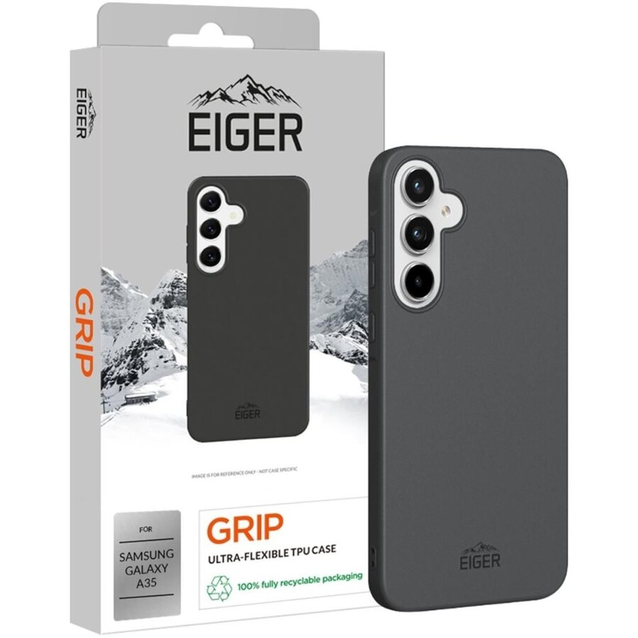 Husa Eiger Grip pentru Samsung Galaxy A35 Black