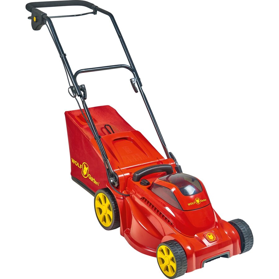 cordless lawnmower LYCOS 40/340 M (red, Li-ion battery 5.0Ah)