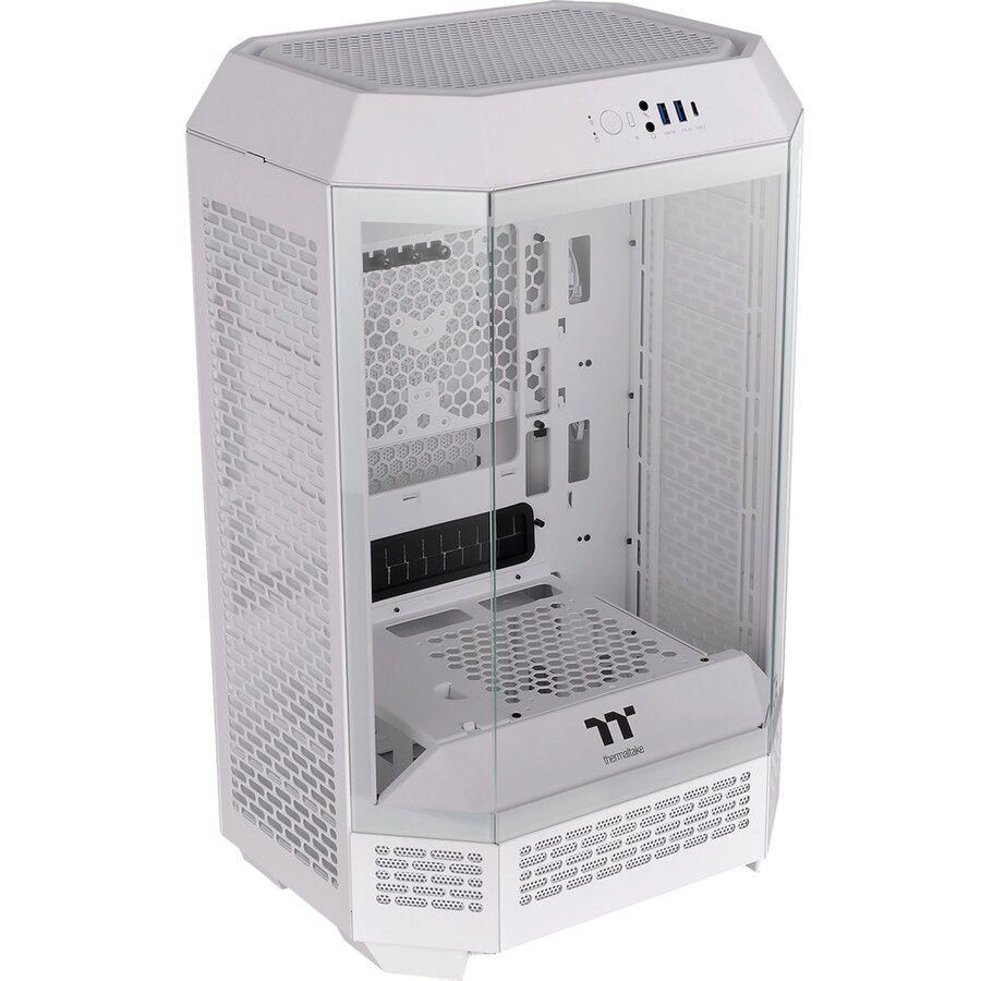 Carcasa The Tower 300, tower case (white, tempered glass)