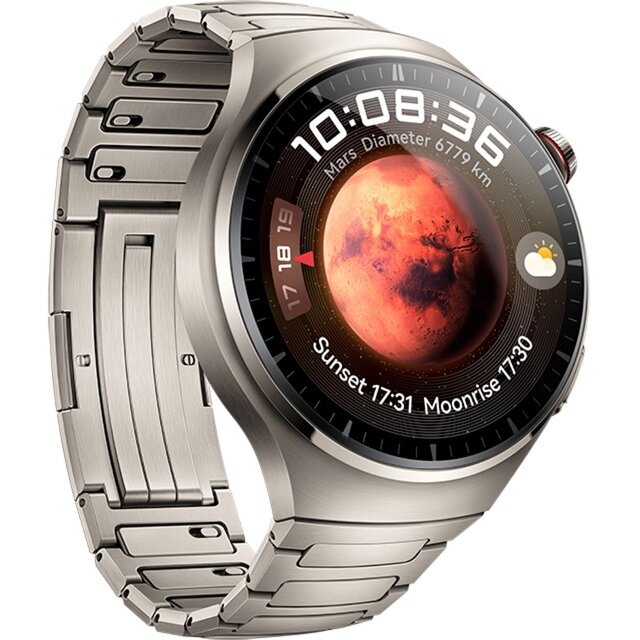 Smartwatch Watch 4 Pro (medes-l19m), Smartwatch (titanium, Bracelet: Titanium, Titanium)