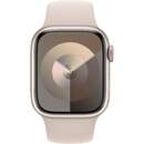 Watch Series 9, Smartwatch (Polarstern, Aluminum, 41 mm, Sport Band, Cellular)