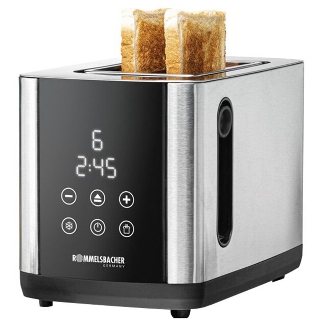 Prajitor de paine Toaster Sunny TO 850 (stainless steel/black 800 watts for 2 slices of toast)