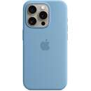 silicone case with MagSafe, mobile phone case (light blue, iPhone 15 Pro)