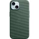 fine fabric case with MagSafe, mobile phone case (dark green, iPhone 15)