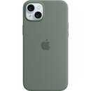 silicone case with MagSafe, mobile phone case (dark green, iPhone 15 Plus)