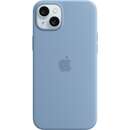 silicone case with MagSafe, mobile phone case (light blue, iPhone 15 Plus)