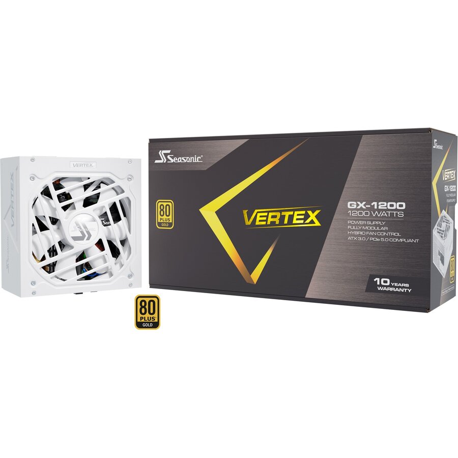 Sursa VERTEX GX-1200 1200W White Edition, PC power supply (white, cable management, 1200 watts)