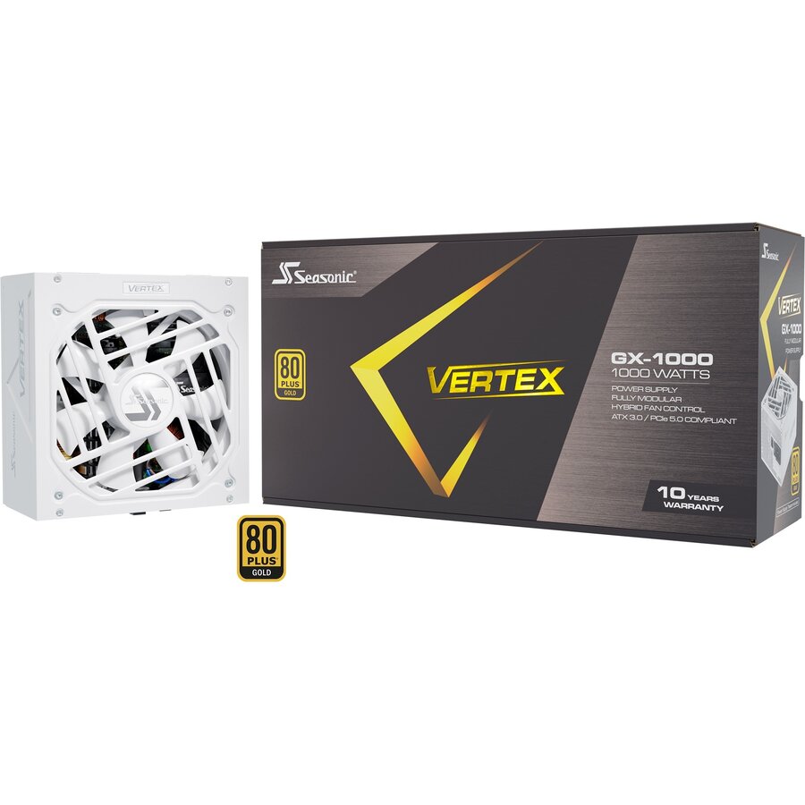 Sursa VERTEX GX-1000 1000W White Edition, PC power supply (white, cable management, 1000 watts)