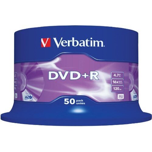 Mediu optic DVD+R 16x 4.7GB 50buc