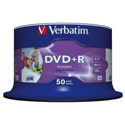 Mediu optic DVD+R 16x 4.7GB 50buc