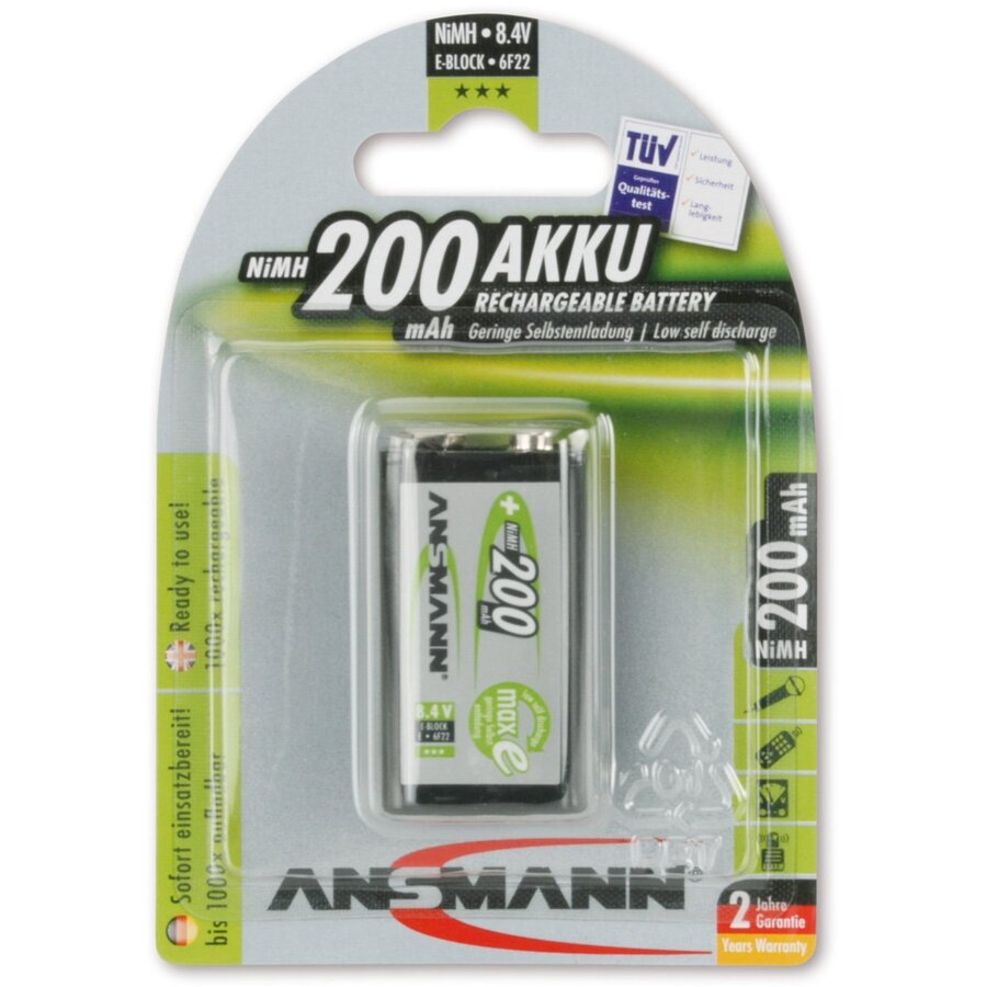 maxE 1xE NM 9.0V/ 200mAh