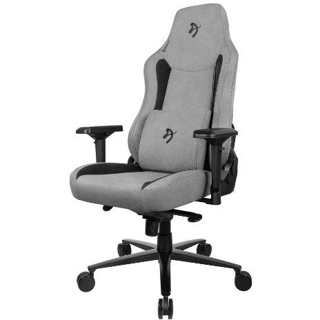 Scaun Gaming Arozzi Primo Piele Premium Gri — imaginea 3