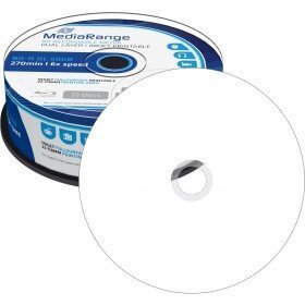 Mediu Optic BD-R DL 50GB Blu-Ray 25x Bucati Alb