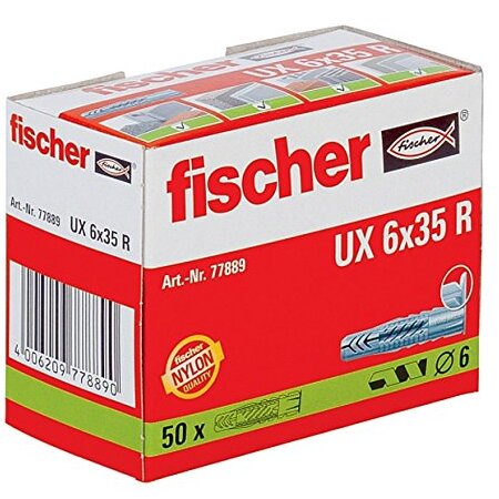 Universal dowel UX 6x35 R (50) 50pcs