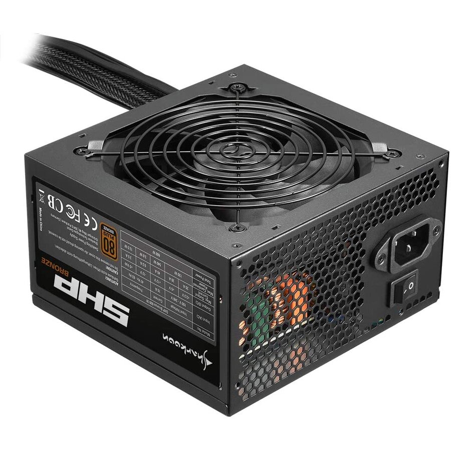 Sursa SHP Bronze 600W, PC power supply (black, 2x PCIe)