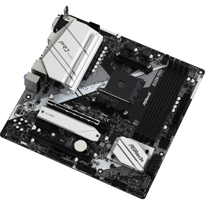 Placa De Baza Asrock B550M Pro4 Socket AM4 — imaginea 4