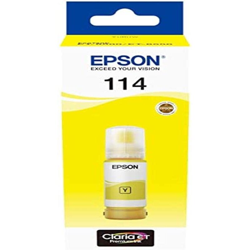Cartuș Cerneală Epson Ink 114 EcoTank (C13T07B440) 70ml Galben